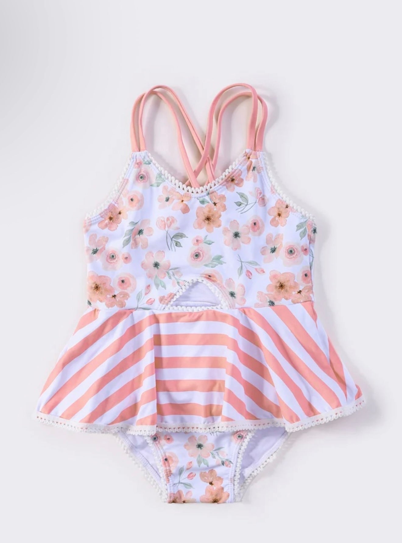 Pink Floral Swim