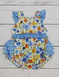 Floral Ruffle Romper