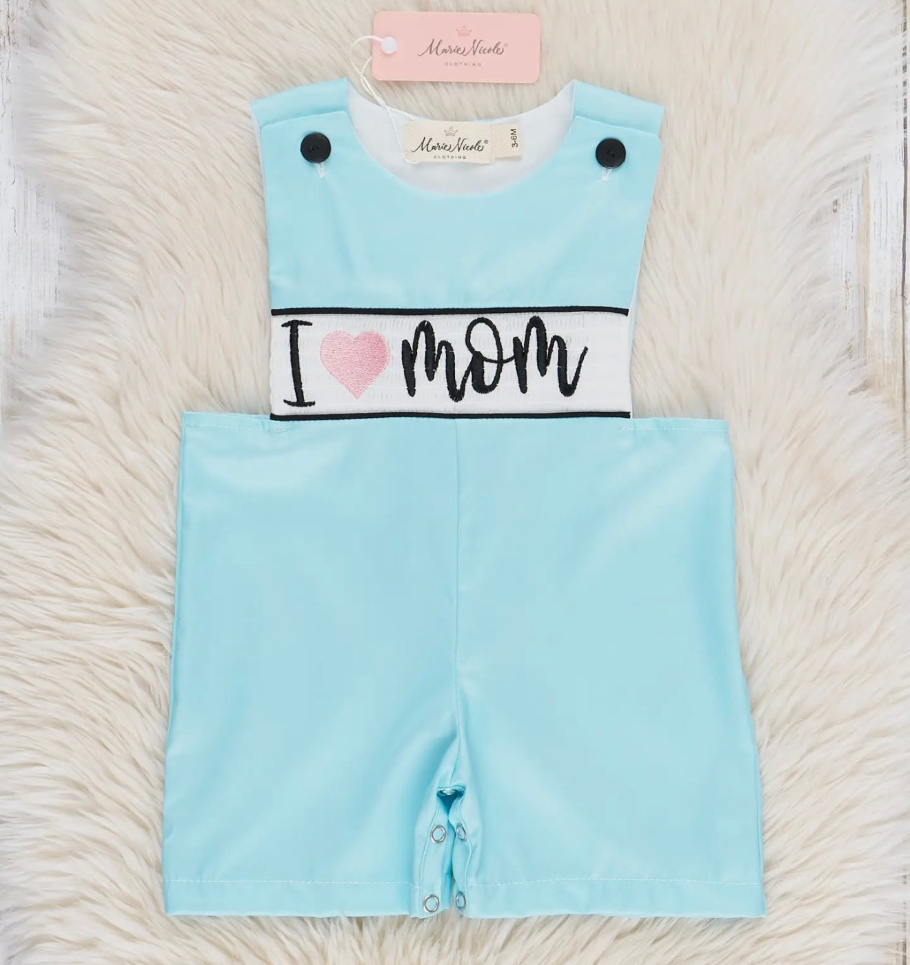I love Mom romper