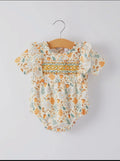Fall Floral Romper