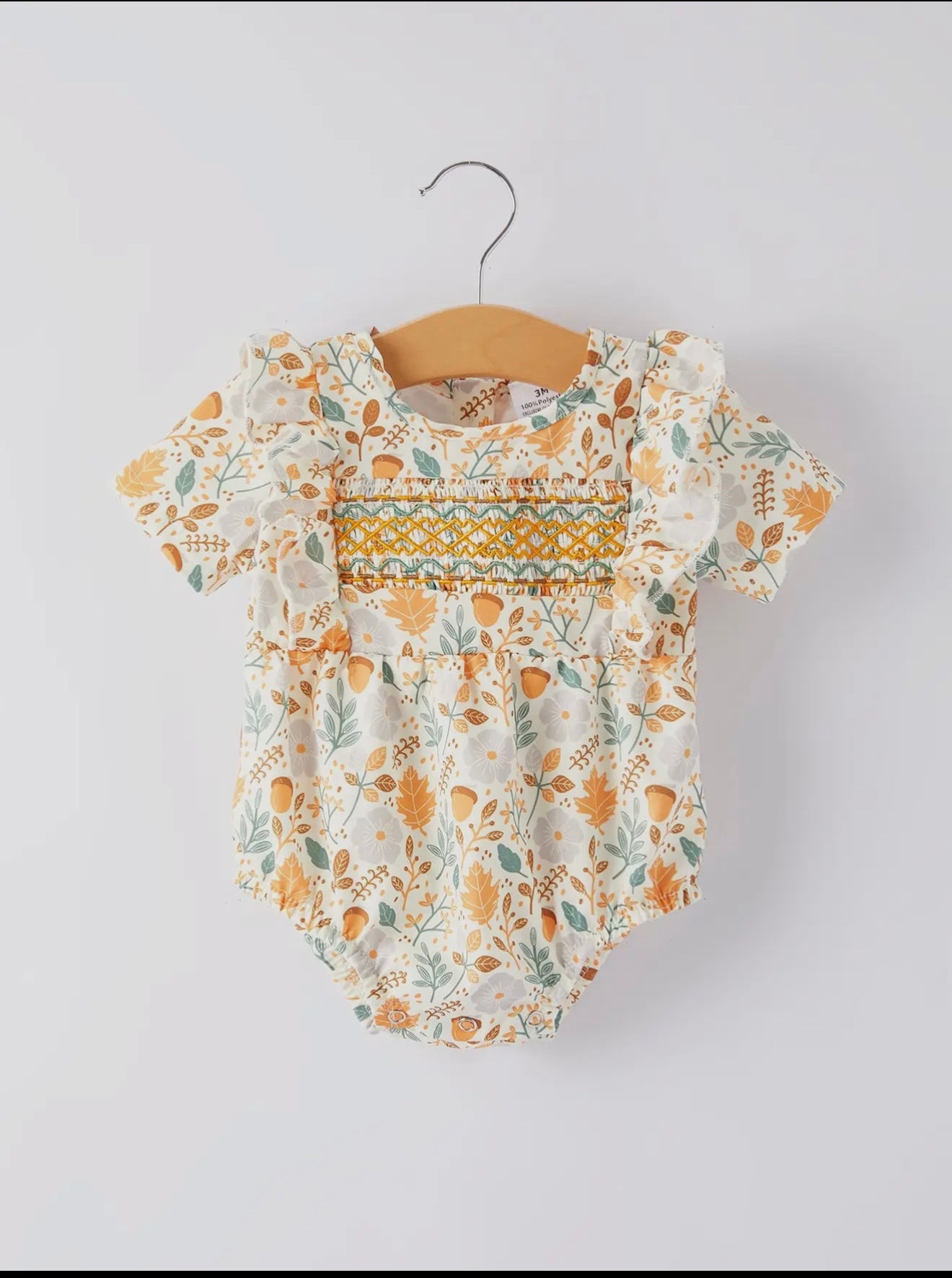 Fall Floral Romper