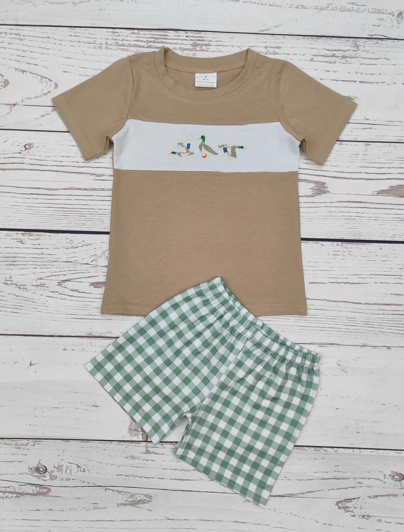 Checkered Duck Set