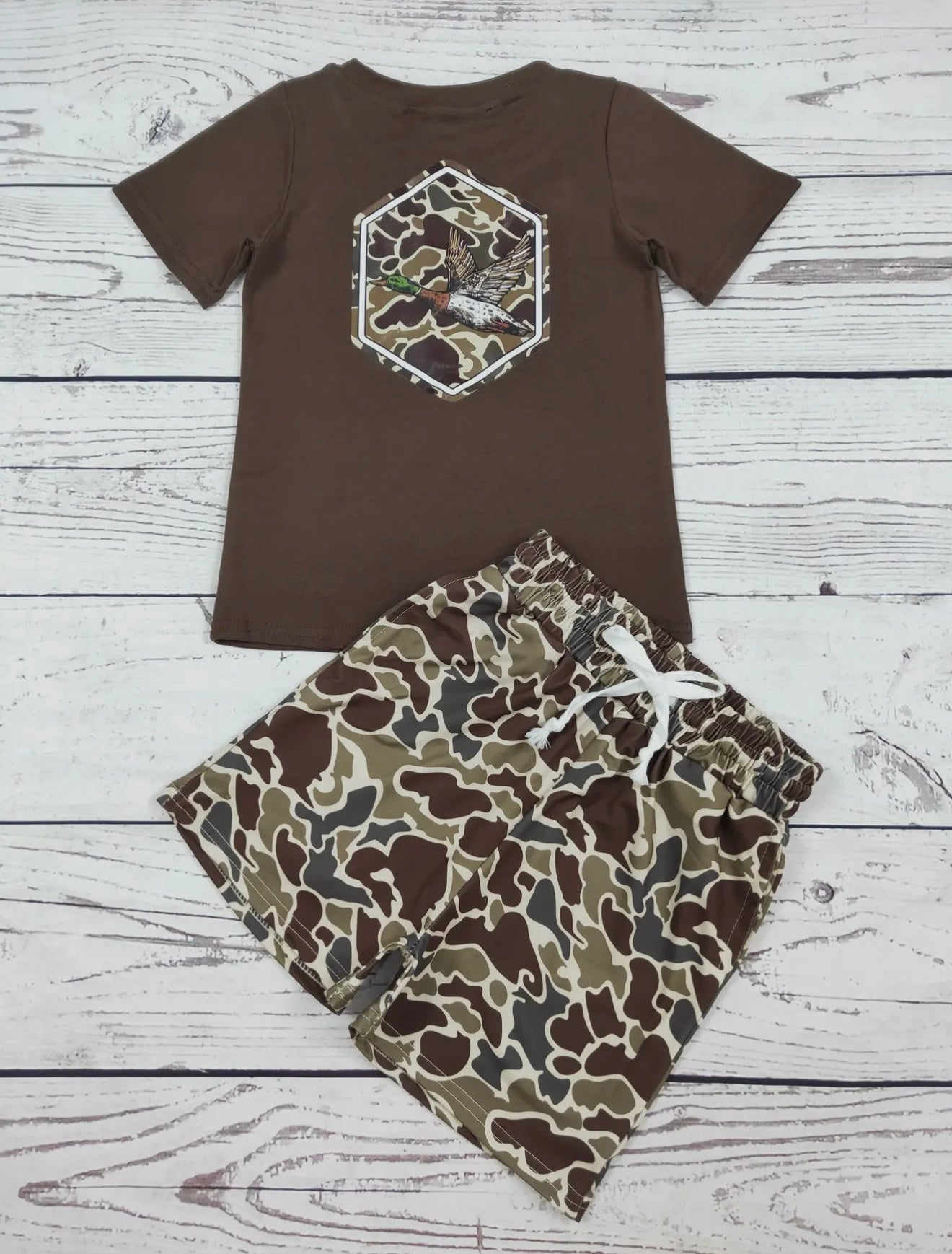 Brown Camo Duck Set